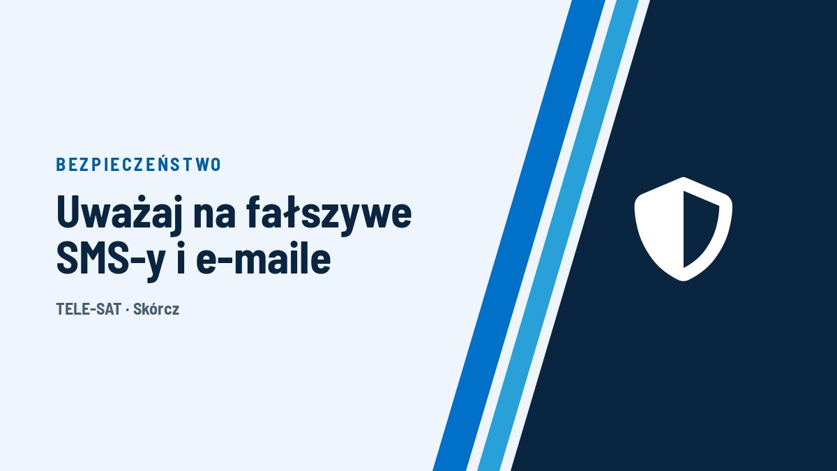 Uważaj na fałszywe SMS-y i e-maile o dopłatach